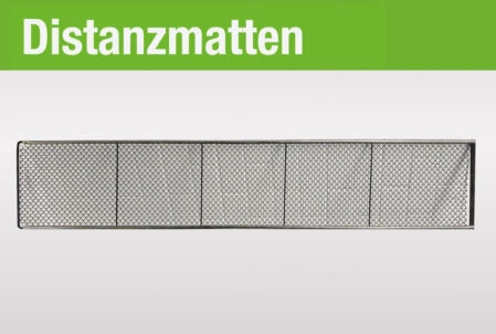 Distanzmatte für Filtertechnik Drahtverstärkte Distanzmatte zur Abstandshaltung bei Filter- und Spülelementen – für optimierten Luftstrom und Schutz vor Abrieb