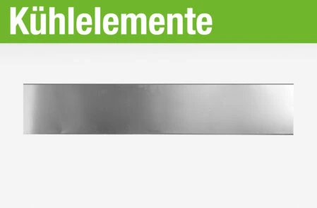 Silbernes Kühlelement zur Temperaturregulierung in industriellen Filteranlagen